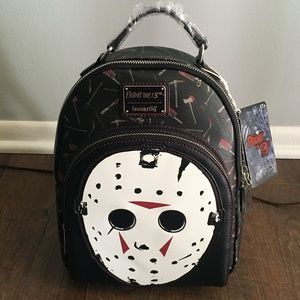 Loungefly Friday the 13th Jason Mini Backpack New with Tags